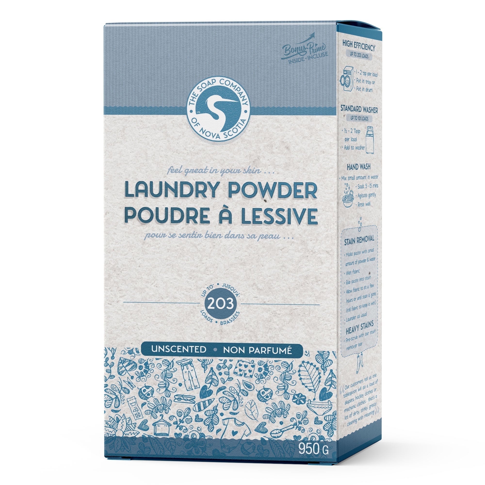 Laundry Powder ~ Unscented